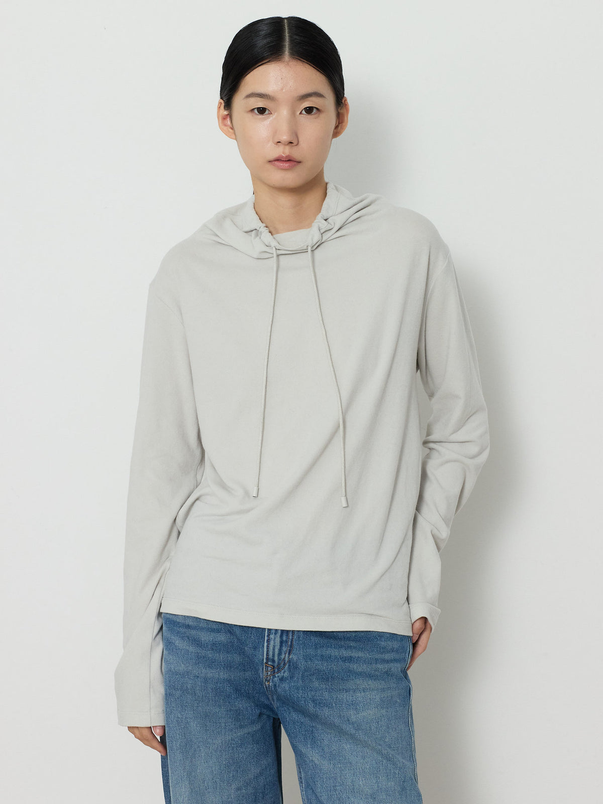 STRING HIGHNECK TOP [LIGHT GRAY] 4