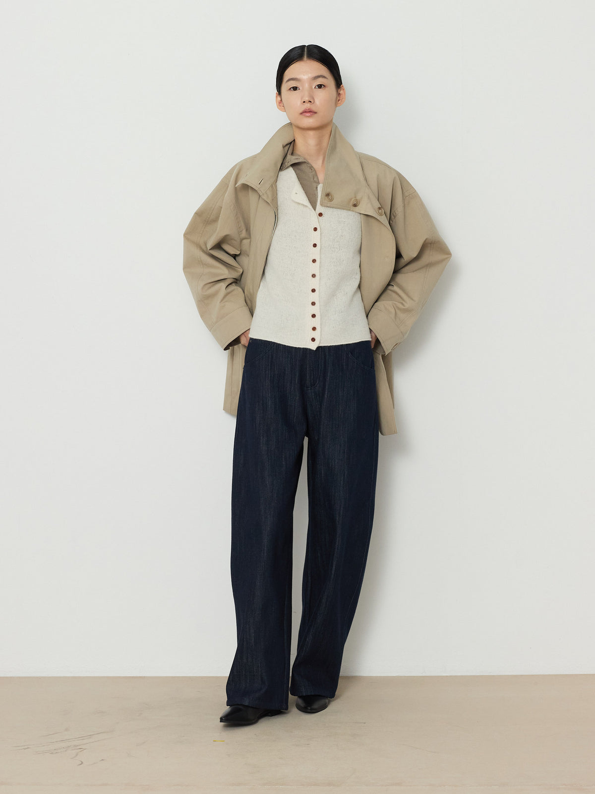 BARREL DENIM PANTS [INDIGO] 18