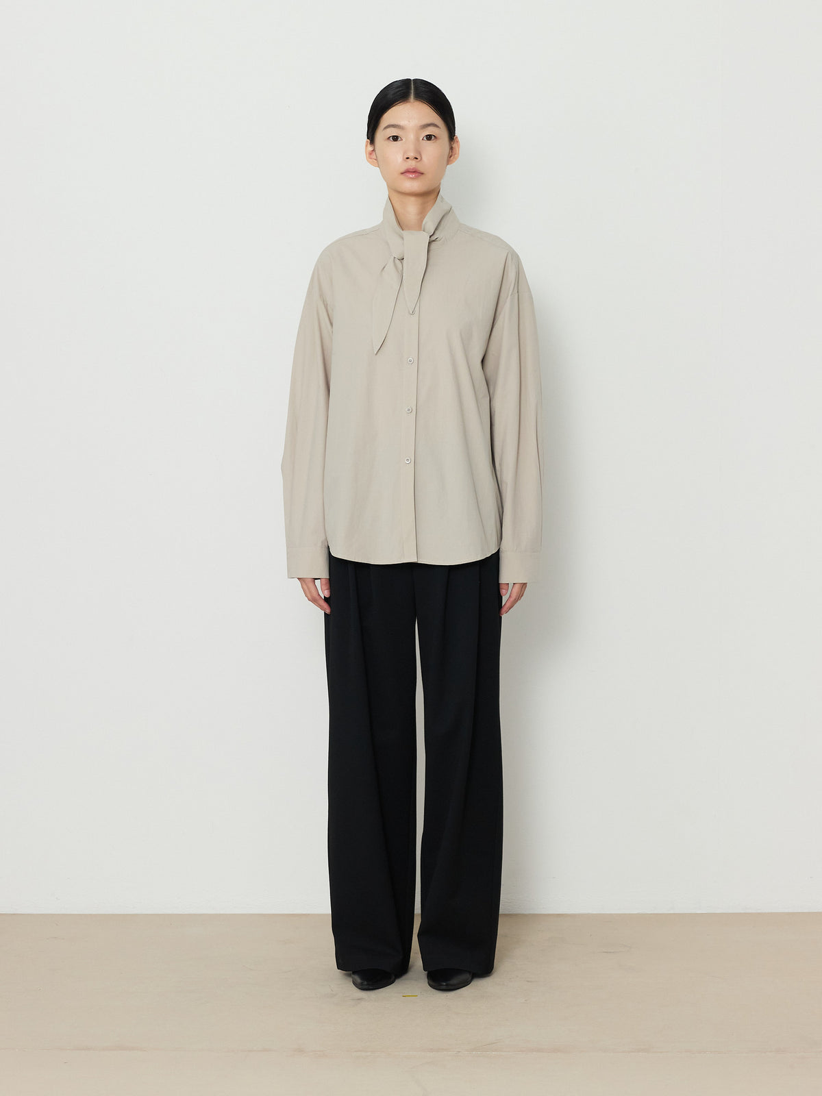 WAVE TIE SHIRTS [LIGHT KHAKI] 1