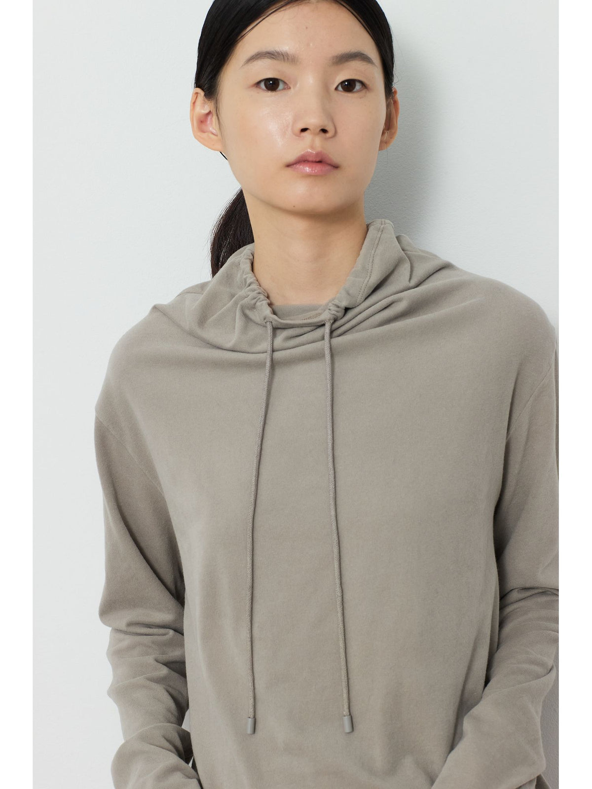 STRING HIGHNECK TOP [KHAKI] 6