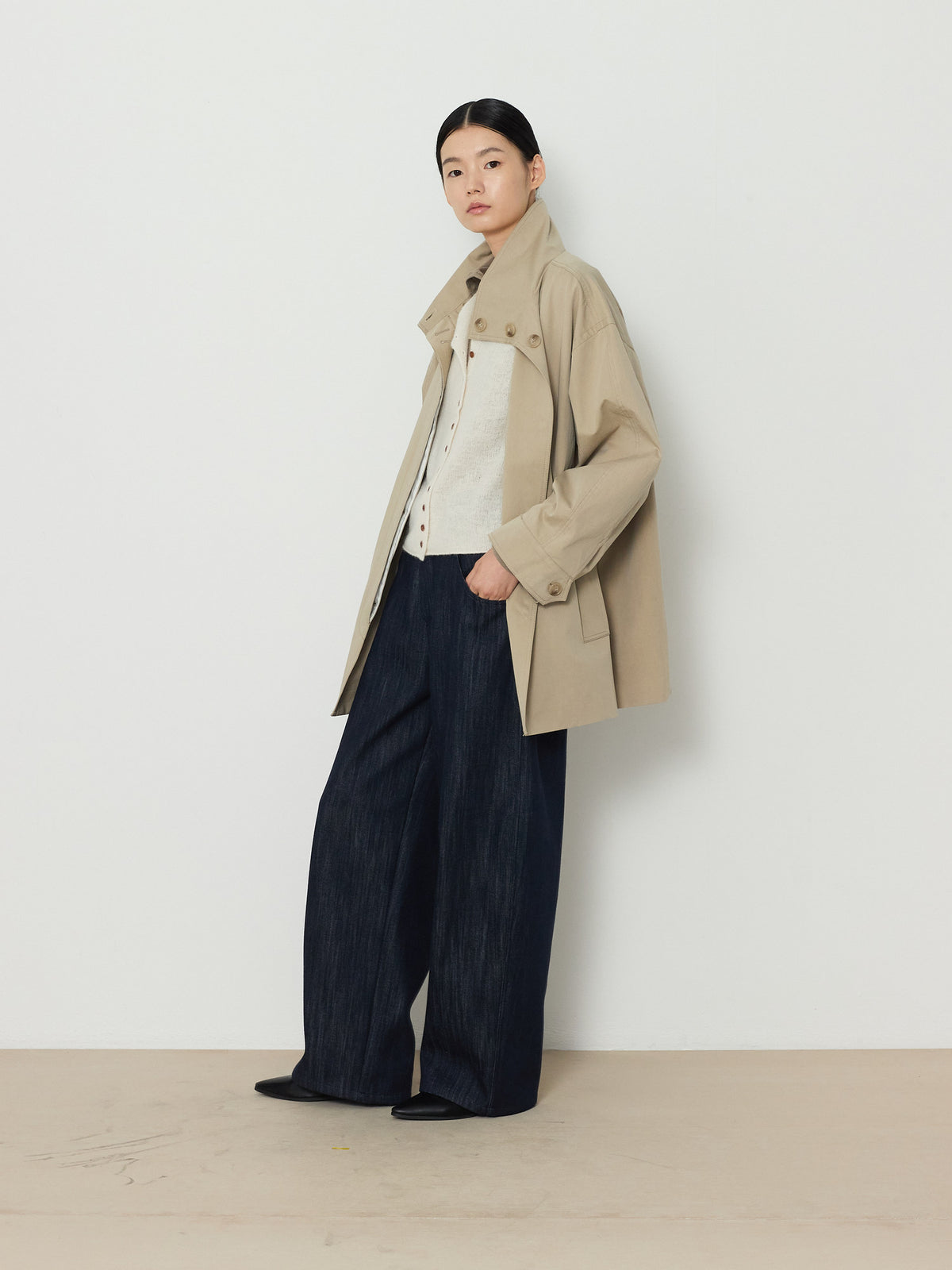 BARREL DENIM PANTS [INDIGO] 17
