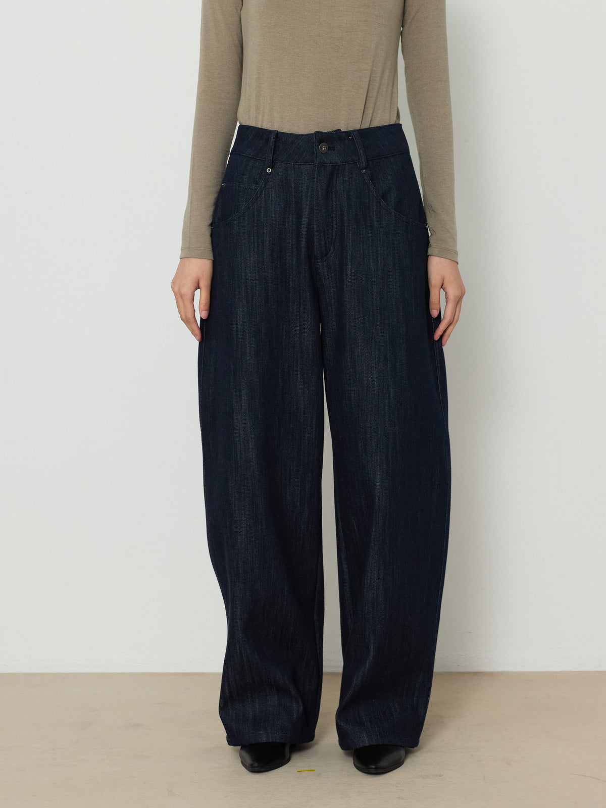BARREL DENIM PANTS [INDIGO] 6