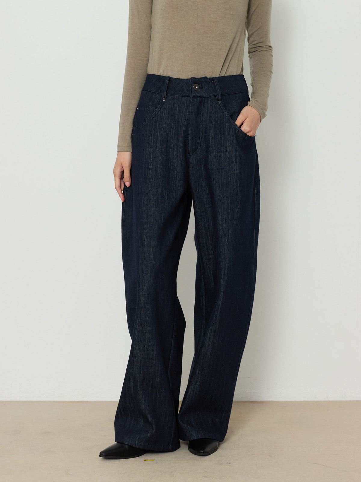 BARREL DENIM PANTS [INDIGO] 7