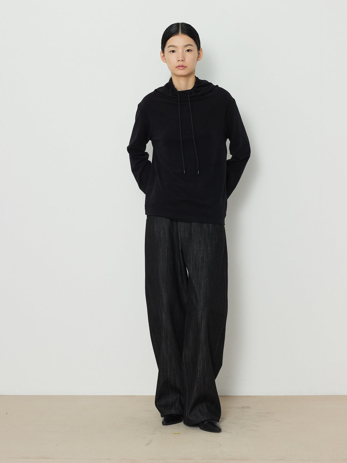 STRING HIGHNECK TOP [BLACK] 13
