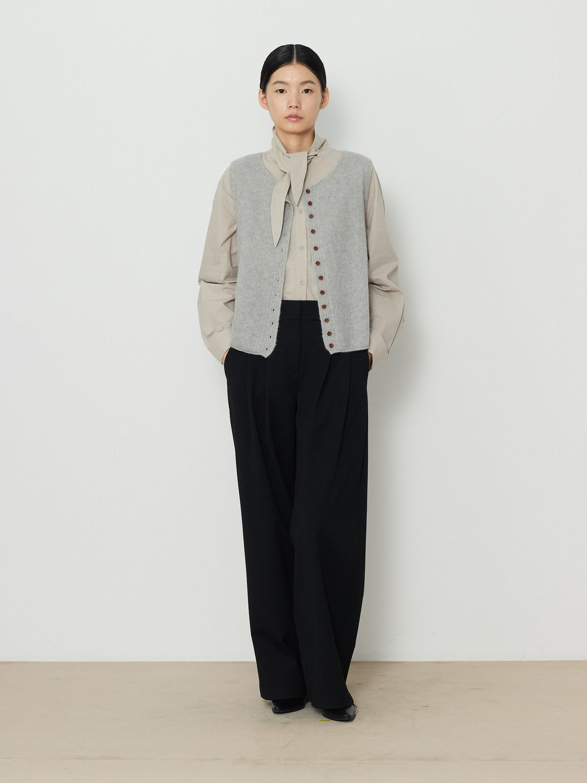 WAVE TIE SHIRTS [LIGHT KHAKI] 15