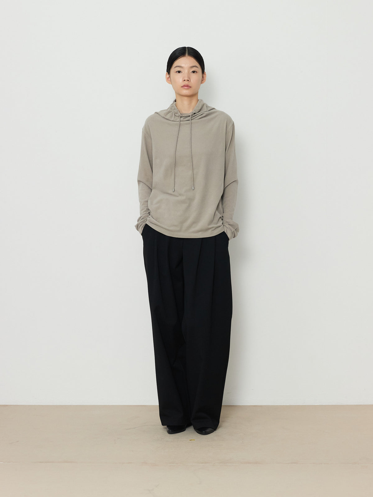 BANDING WIDE PANTS [BLACK] 15